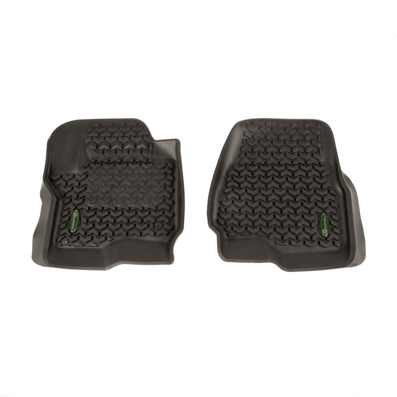 Ford F-450 Floor Liners - Front - Rugged Ridge - Rugged Ridge - Black - `17-`18